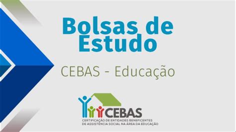 Bolsas de estudo CEBAS .